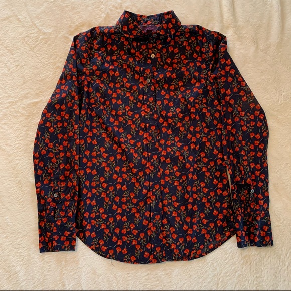 J. Crew Tops - COPY - J Crew Poppy Blouse